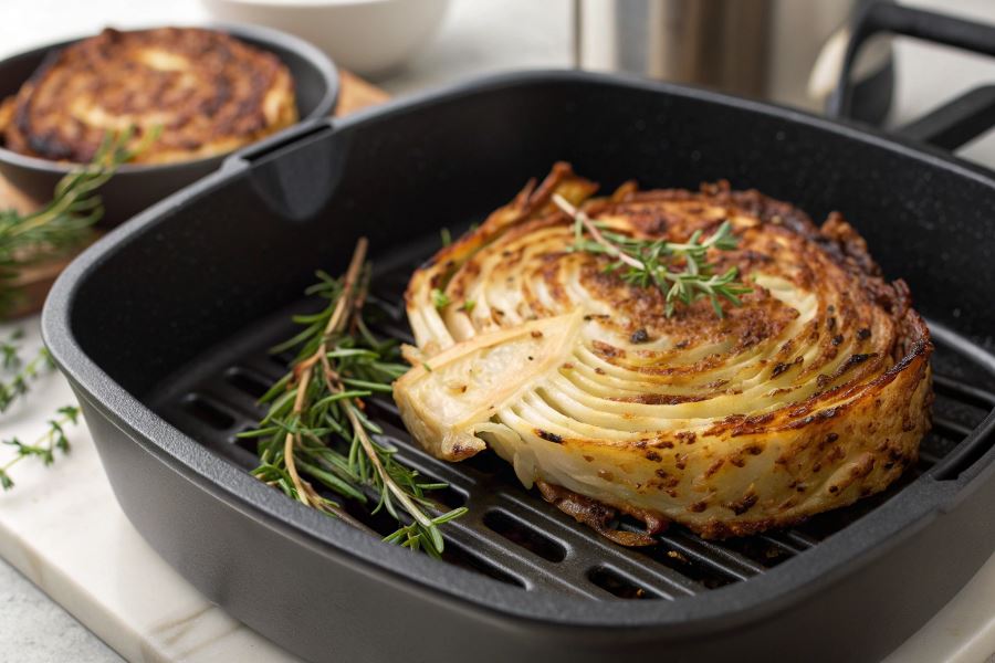 Stek z kapusty w airfryer - chrupiąca alternatywa roślinna
