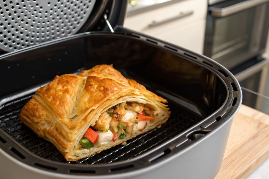 Kurnik w airfryer - tradycyjne ciasto w nowoczesnym wydaniu