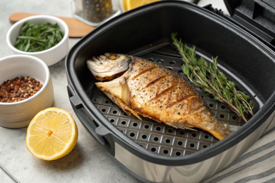 Chrupiący leszcz z airfryer - prosty przepis na idealnie upieczoną rybę