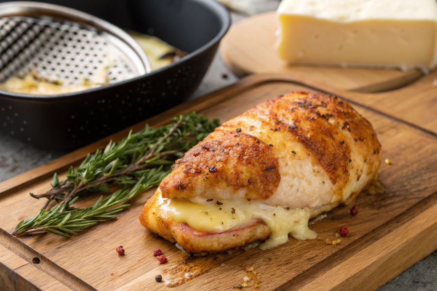 Soczysty kurczak z serem w airfryer - najlepsze przepisy i techniki