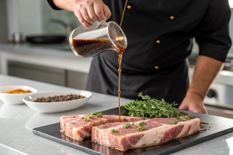 Marynata wieprzowa z sosem sojowym - sekret soczystego mięsa