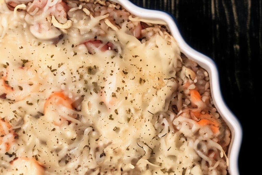 Aromatyczna zapiekanka z kaszy gryczanej