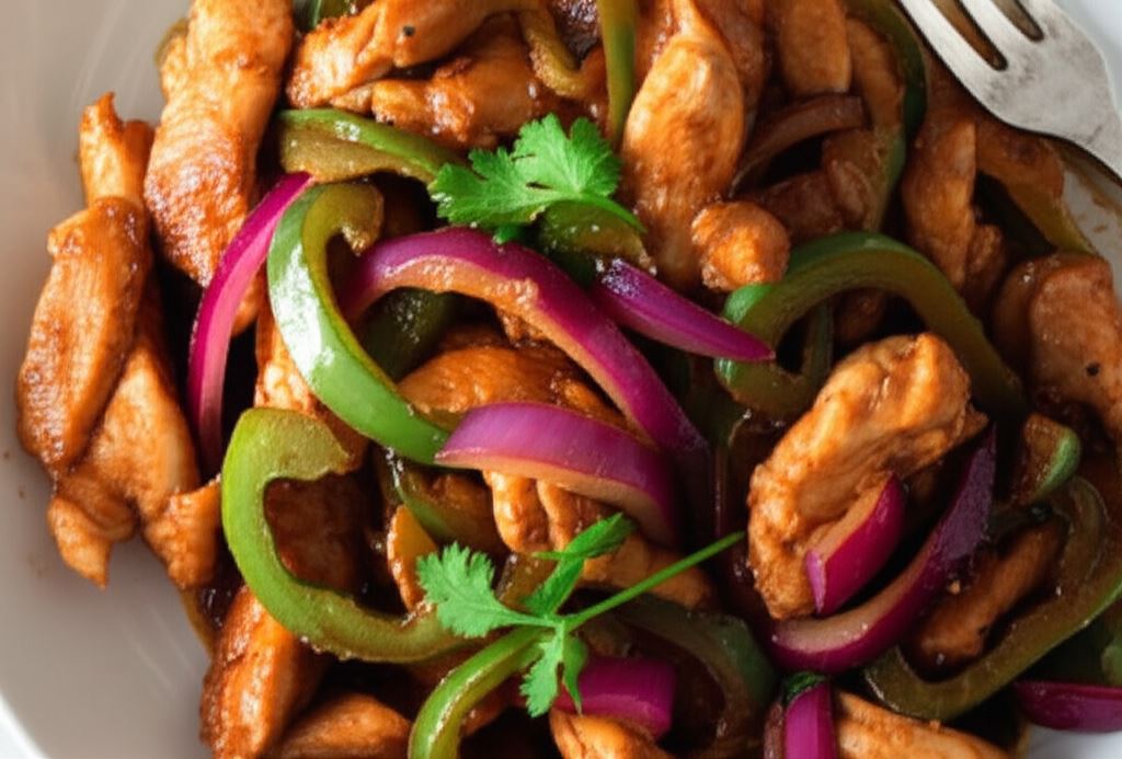 Azjatycki kurczak z warzywami