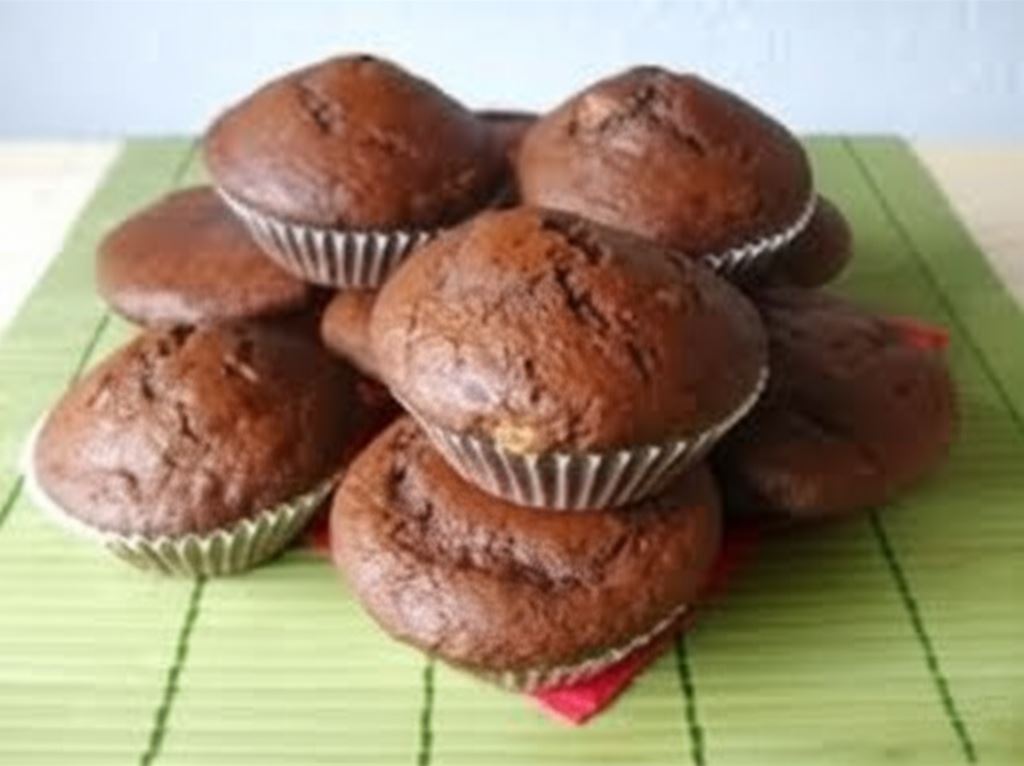 Babeczki z nadzieniem czekoladowym