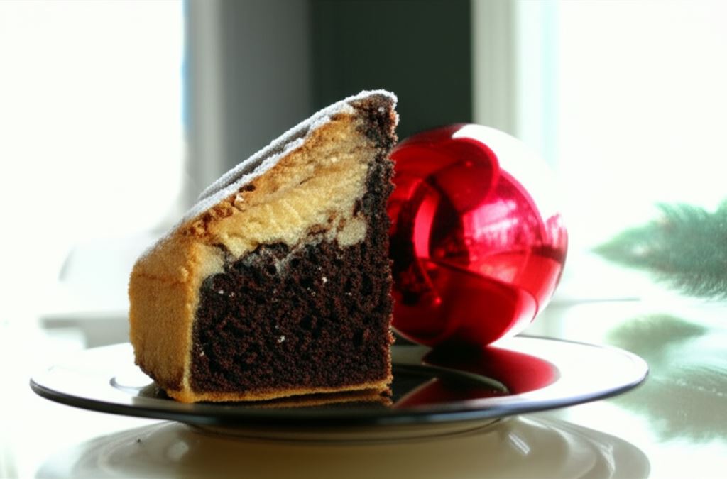 Babka piaskowa kakaowo-waniliowa