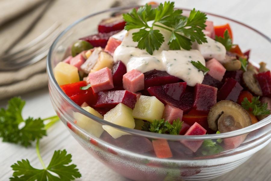Banalna sałatka buraczkowa