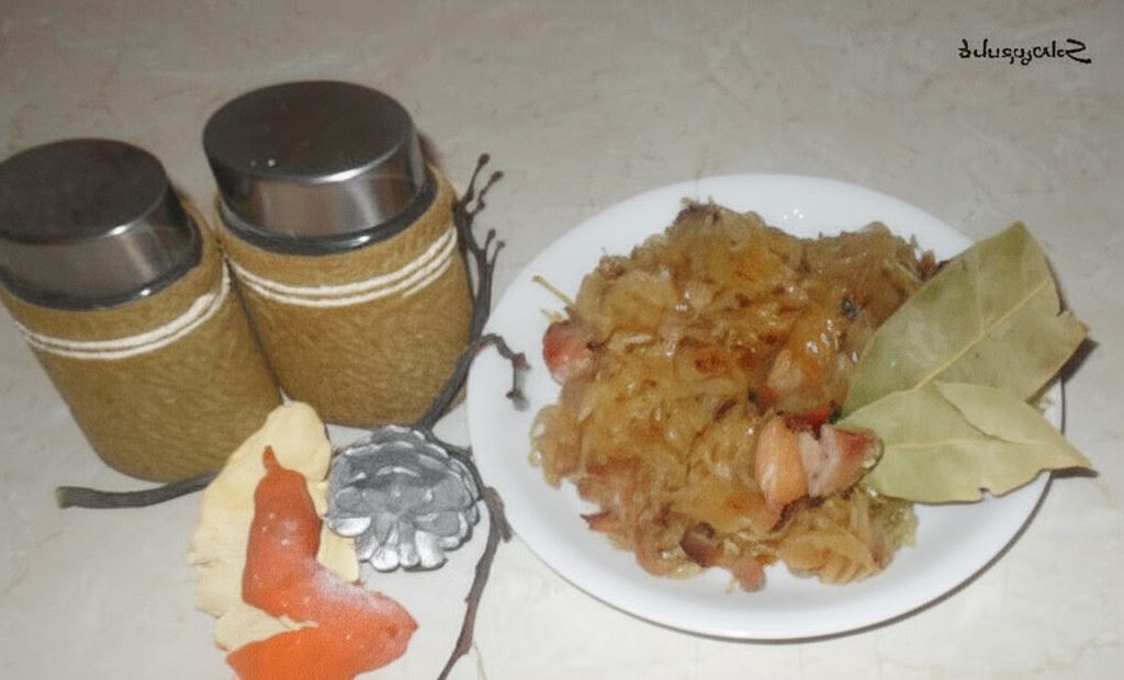 BIGOSIK a'la Dijon czyli bigos z kiszonej kapusty