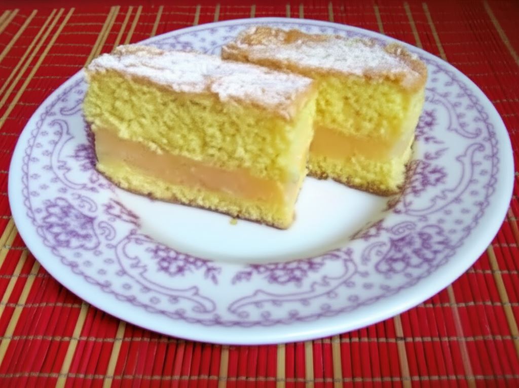 Biszkopt z masą pomarańczową