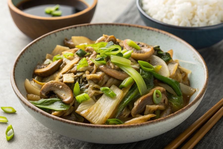 Boczniak po chińsku