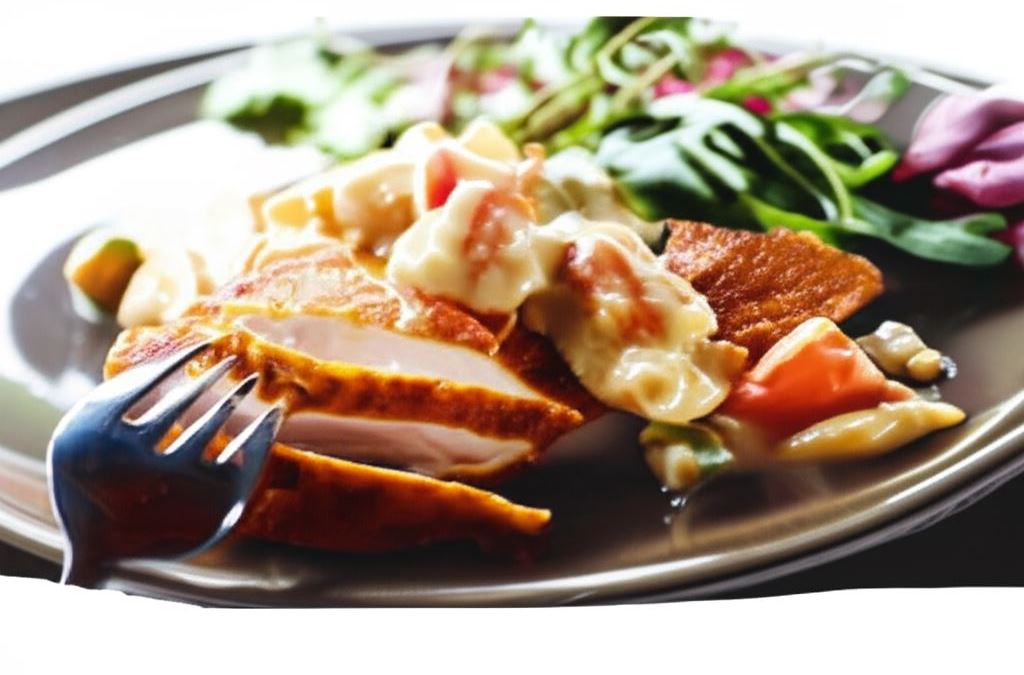 Brazylijski kurczak z napojem kokosowym