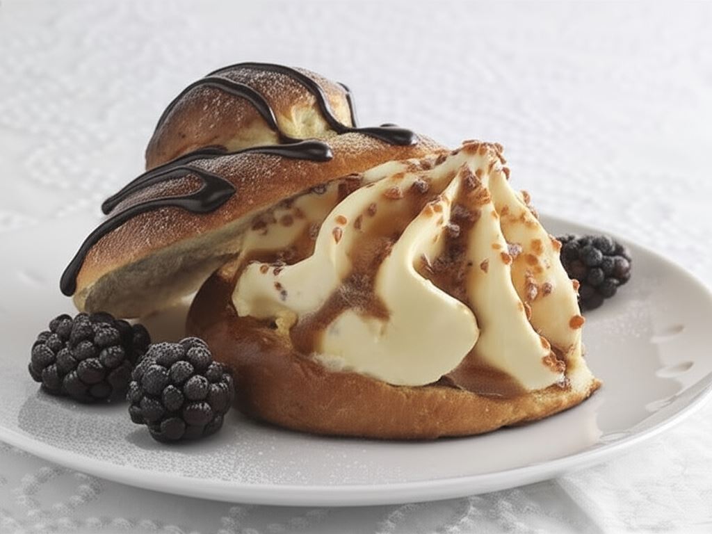 Brioszka sycylijska z lodami