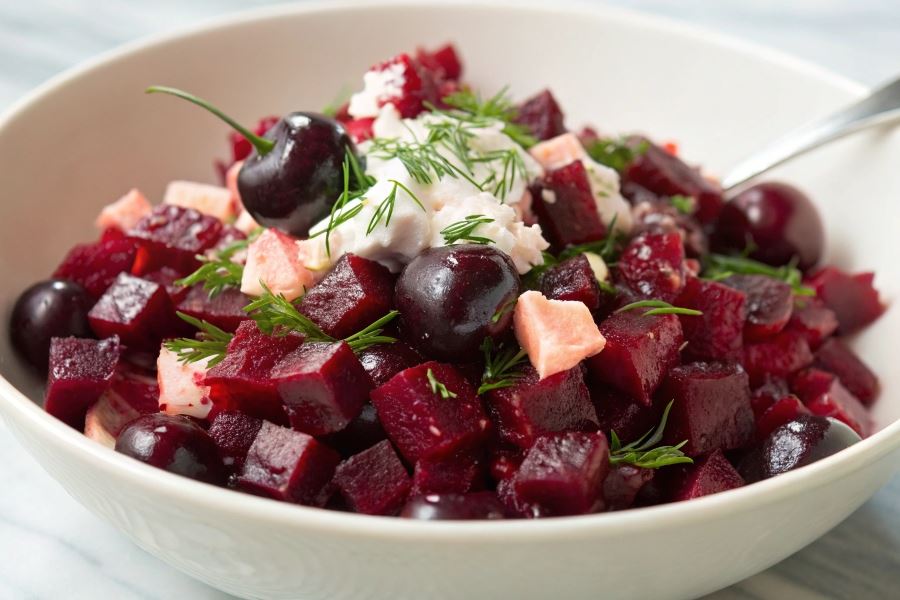 Buraczki z wiśniami