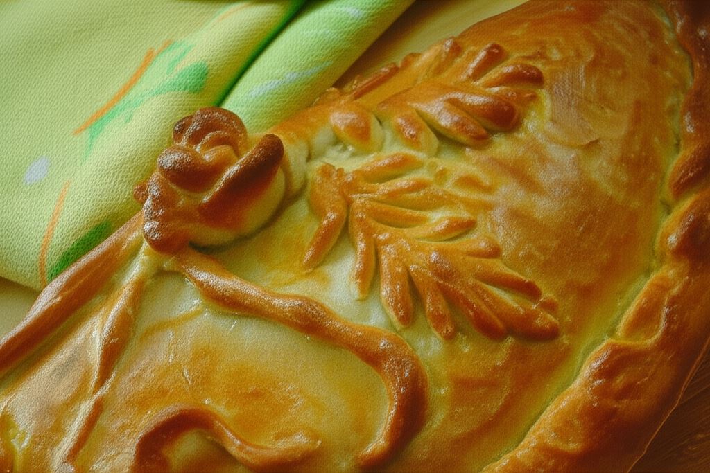 Calzone z pieczarkami