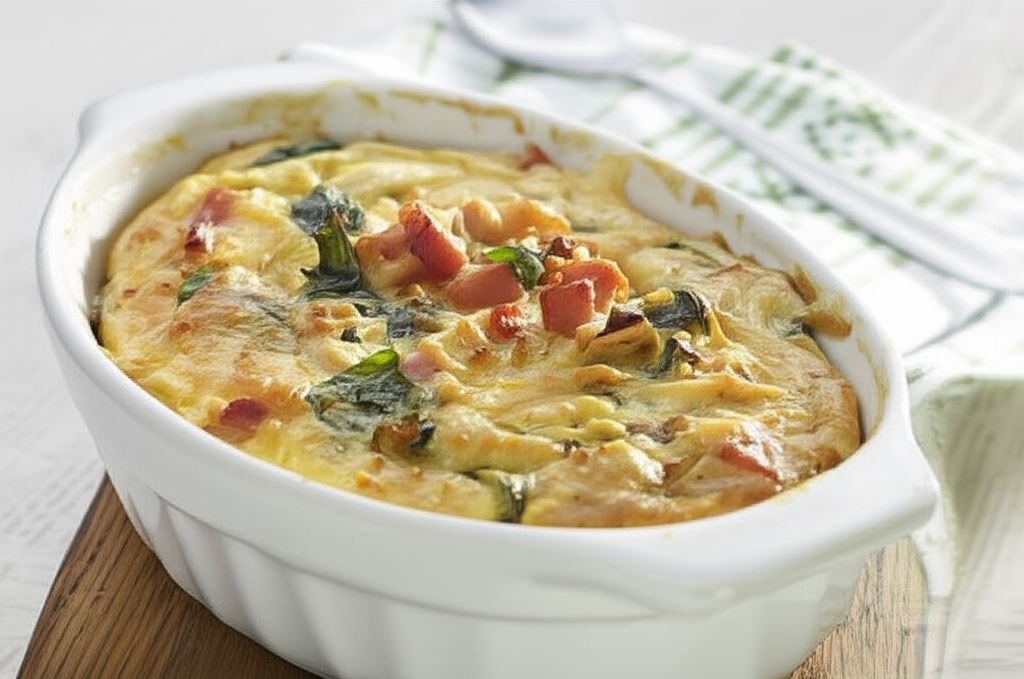 Carbonara ze szpinakiem