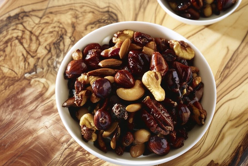 Chrupiące pikantne orzechy