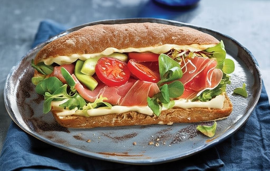 Ciabatta z szynką parmeńską