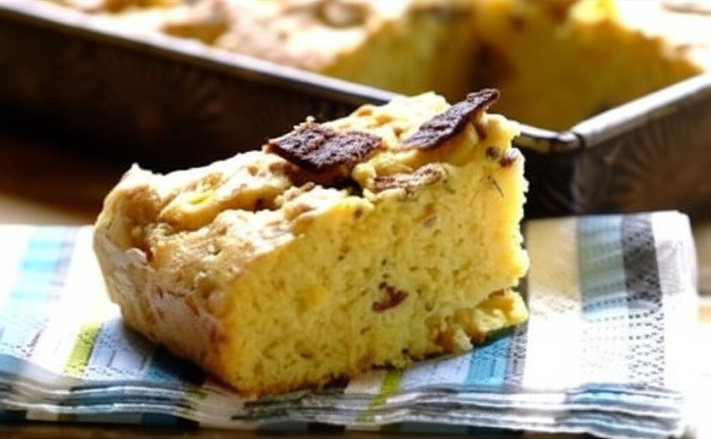 Ciasto z boczkiem do piwa