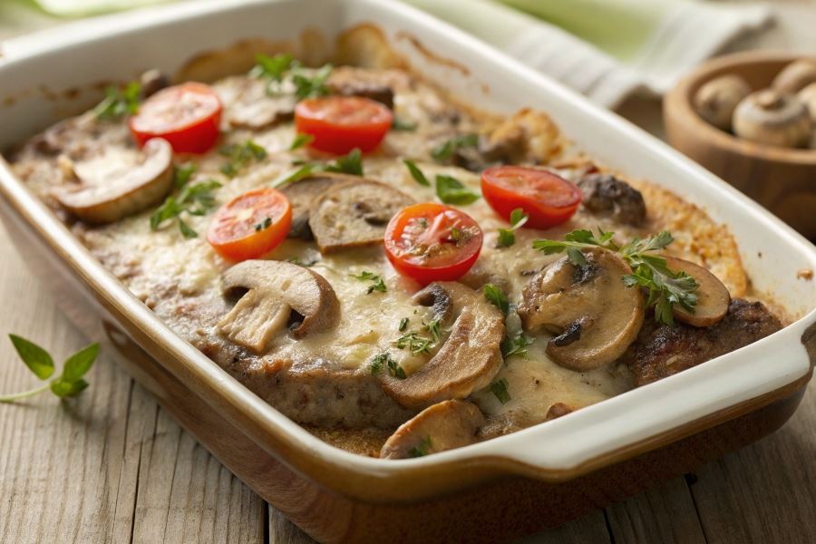 Cielęcina z pieczarkami