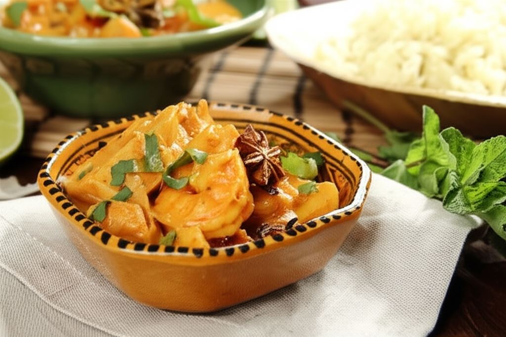 Curry z dorszem