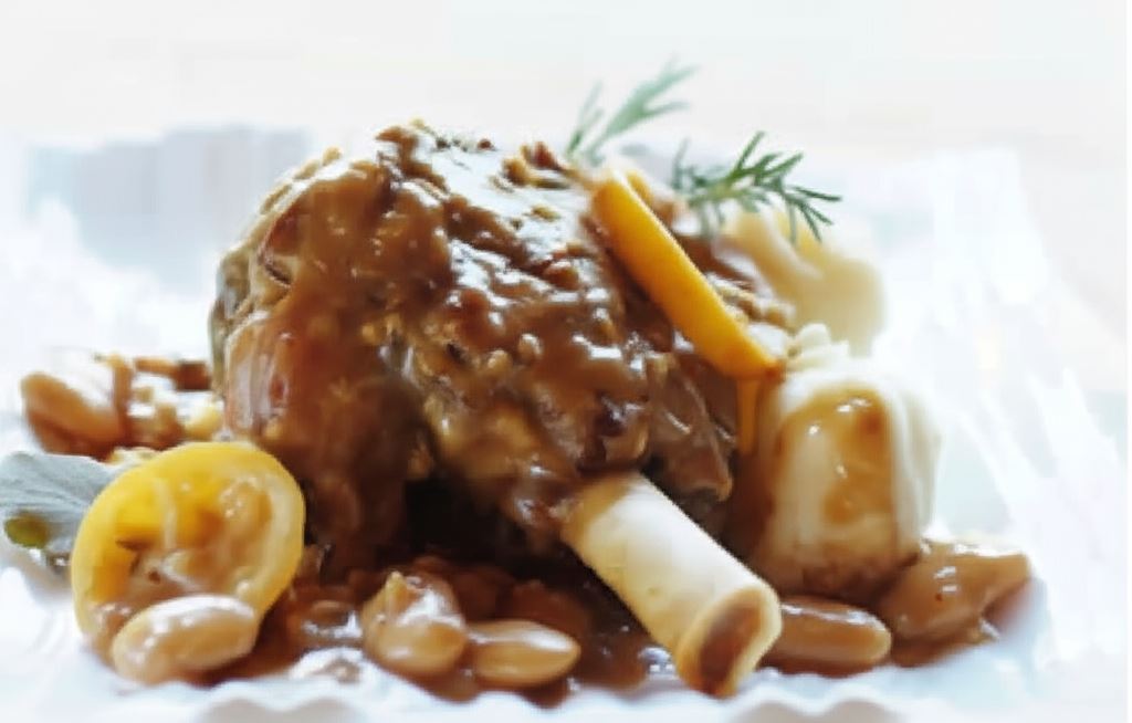 Cytrusowa golonka jagnięca