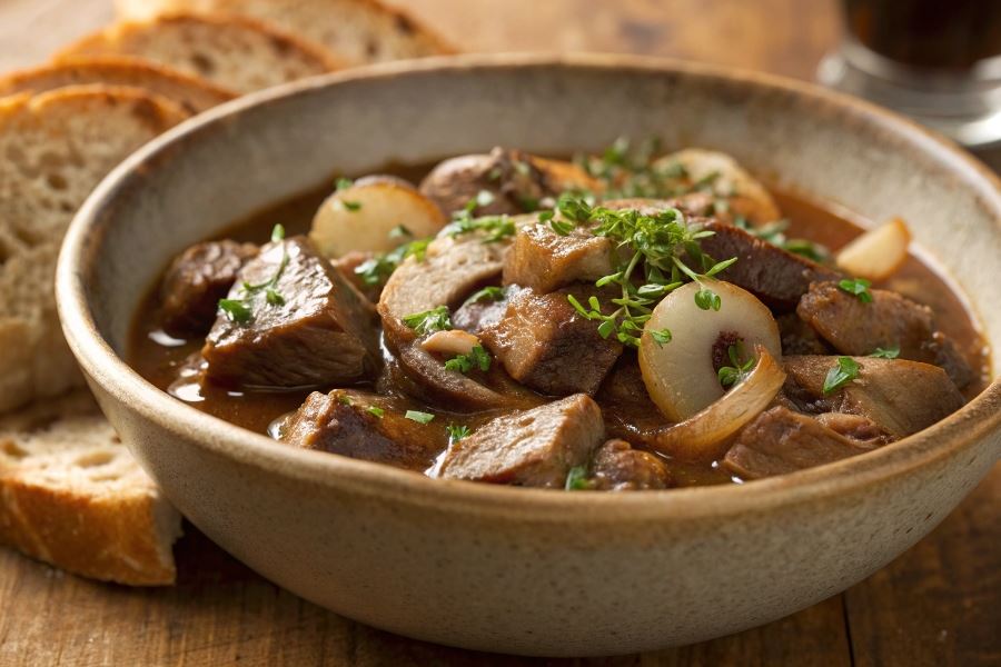 Delikatny gulasz z cynaderek