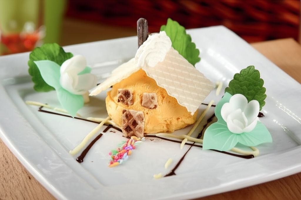 Deser z lodami 'Domek'