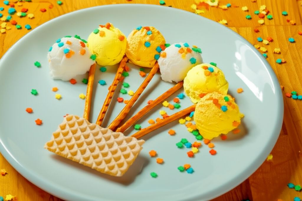 Deser z lodów tropikalnych 'Balon'