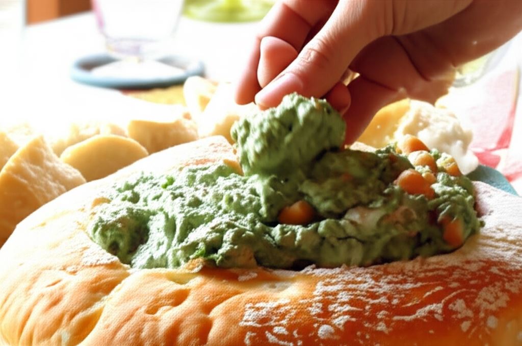 Dip szpinakowy