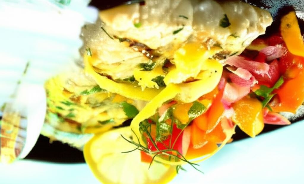 Dorsz z salsą mango