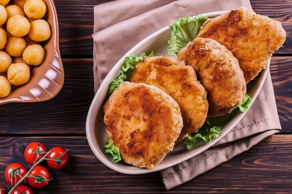 Drobiowe bitki z czosnkiem