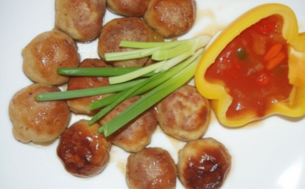 Drobiowe kuleczki w sosie słodko-kwaśnym