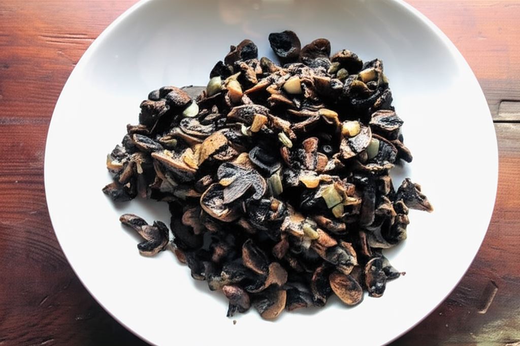 Duszone grzyby leśne po włosku