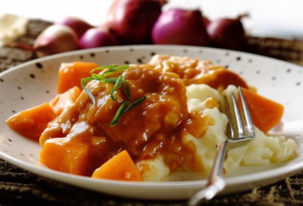 Duszony kurczak z pomidorami