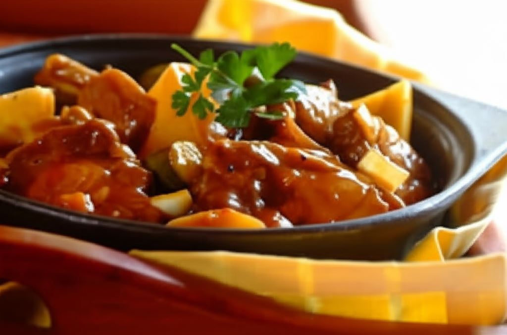 Duszony szponder wołowy