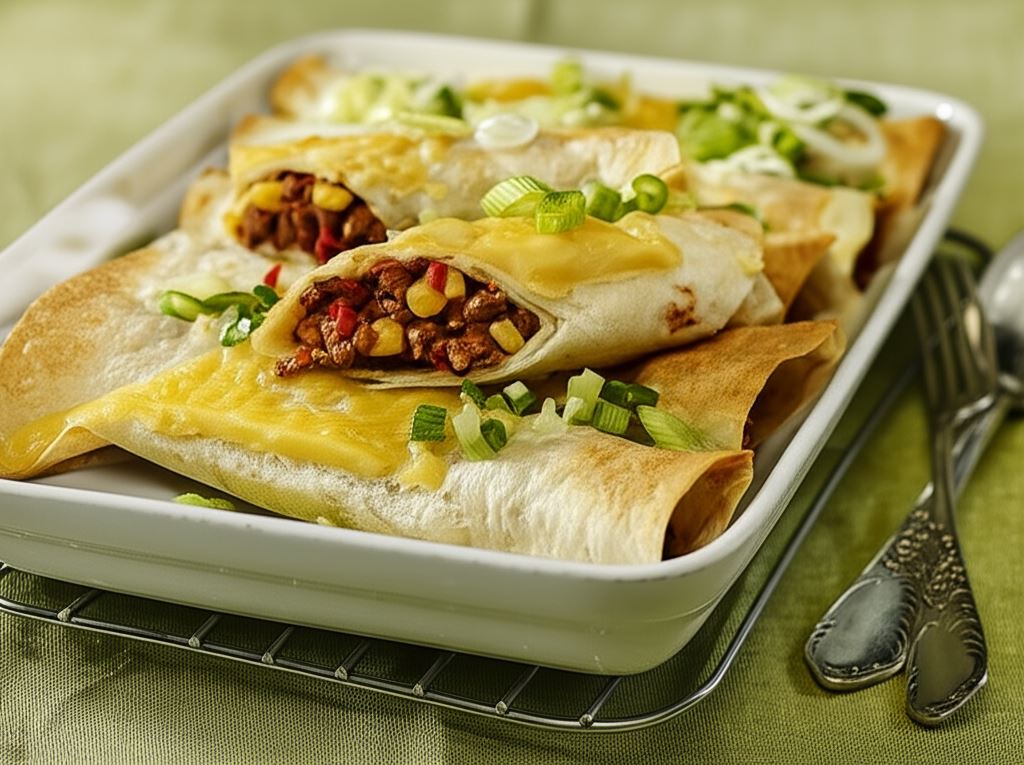 Enchiladas z chilli con carne