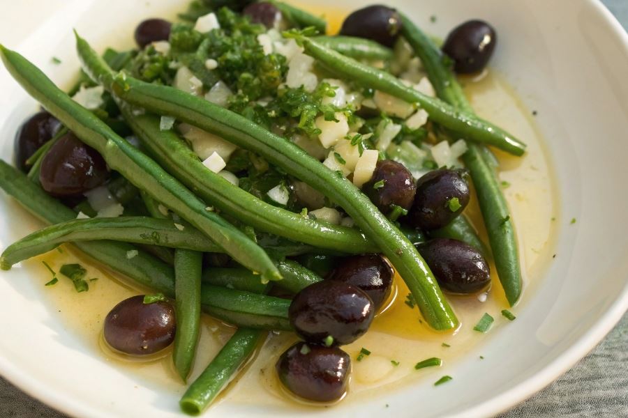Fasolka z oliwkami