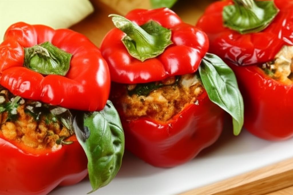 Faszerowana papryka mięsna