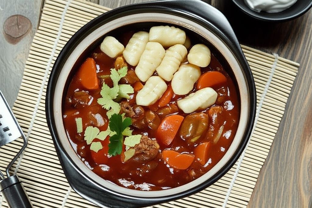 Gnocchi z gulaszem