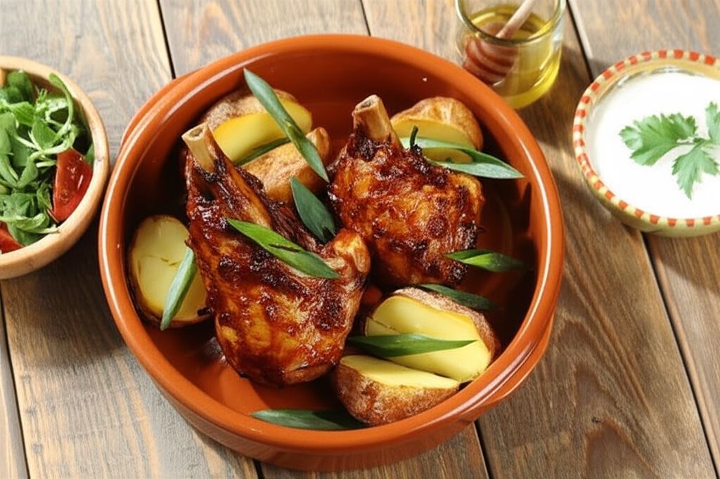 Golonki z indyka w ostrym sosie BBQ dla „mięsożercy”