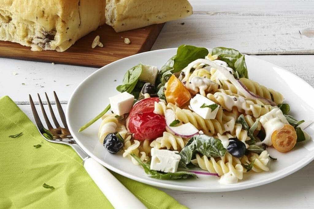 Grecka sałatka makaronowa