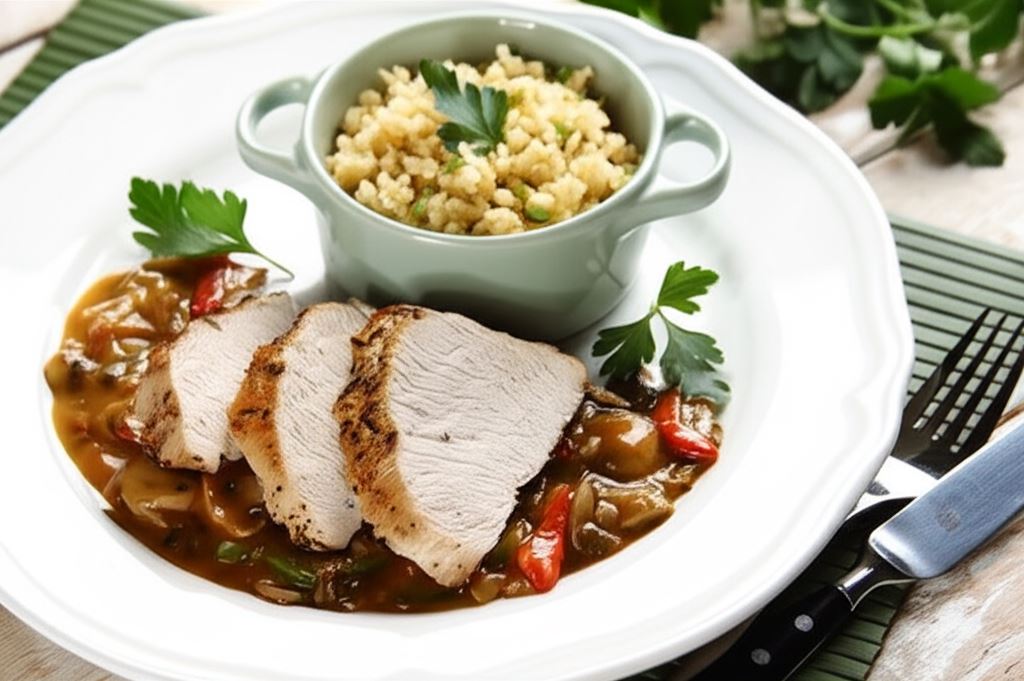 Grillowana pierś z indyka