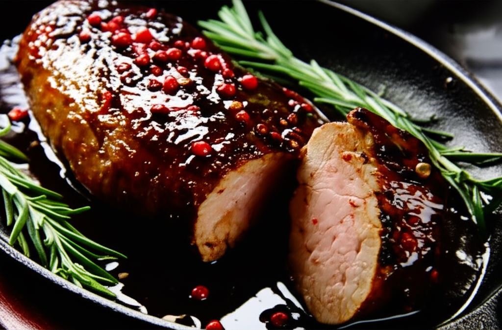 Grillowana polędwiczka wieprzowa w occie jabłkowym