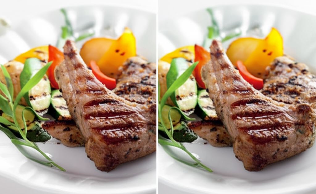 Grillowane kotlety jagnięce