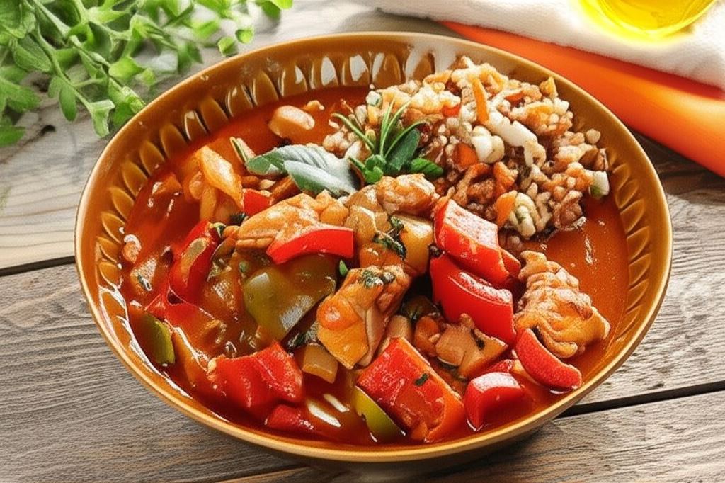 Gulasz węgierski z kurczakiem