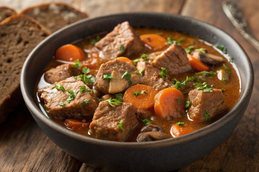 Gulasz wieprzowy z łopatki
