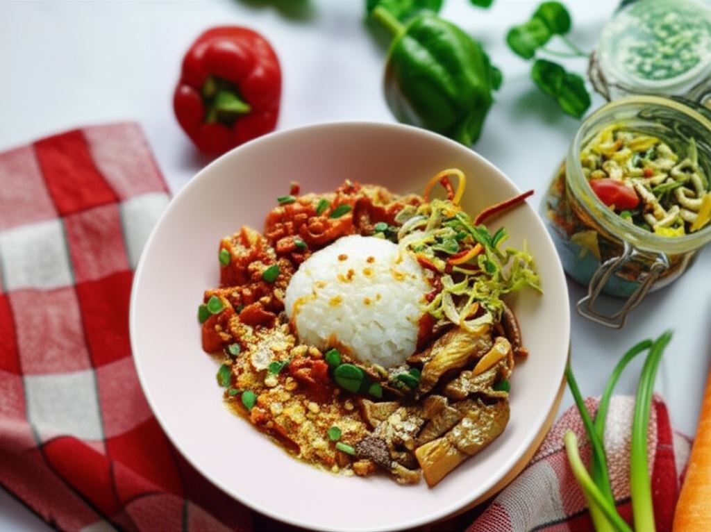 Indyjski gulasz z soczewicą i boczniakami