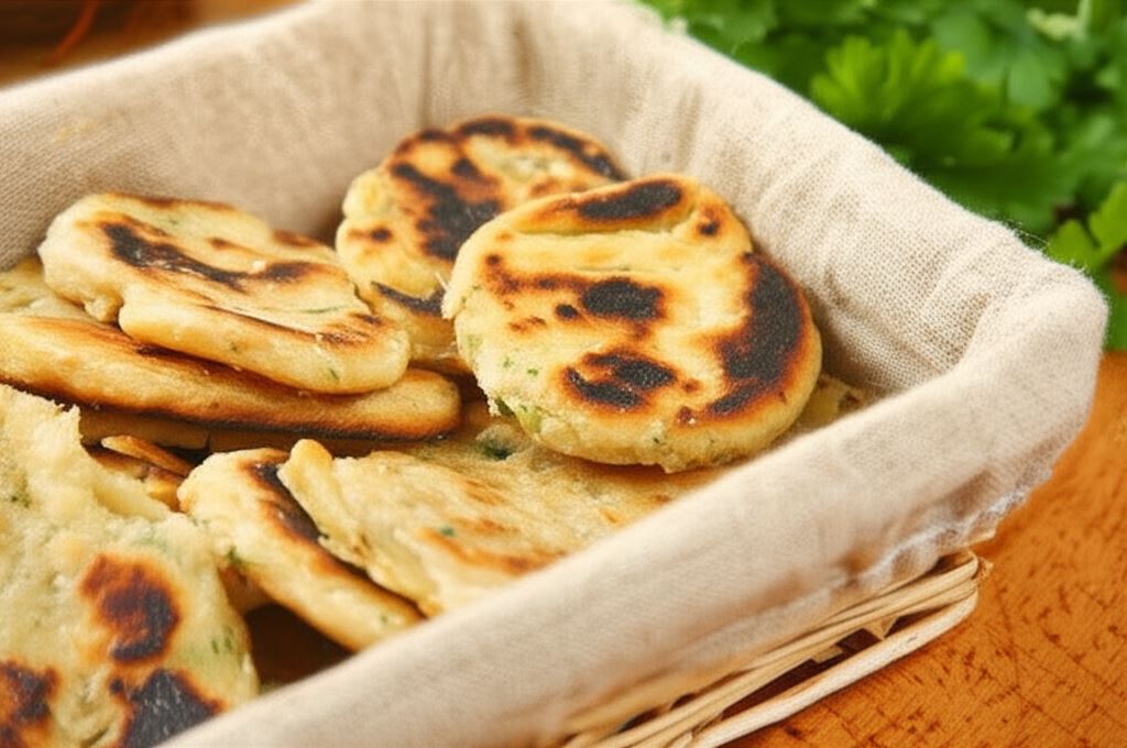 Indyjski płaski chleb – parathas
