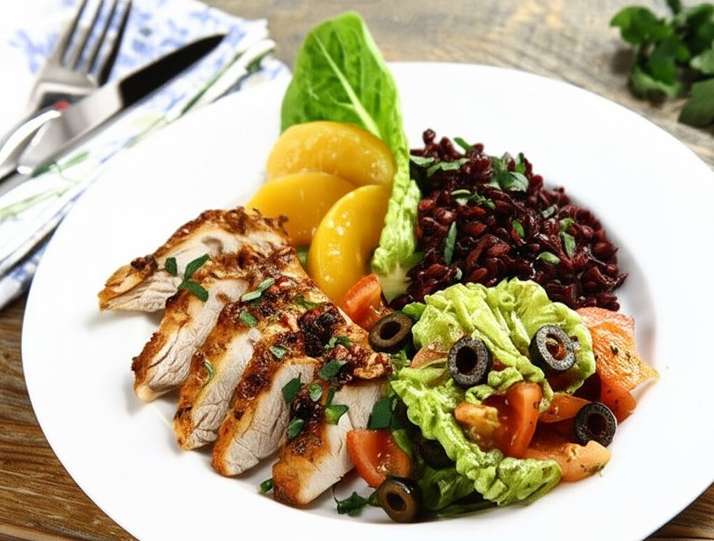 Indyk pieczony z ryżem