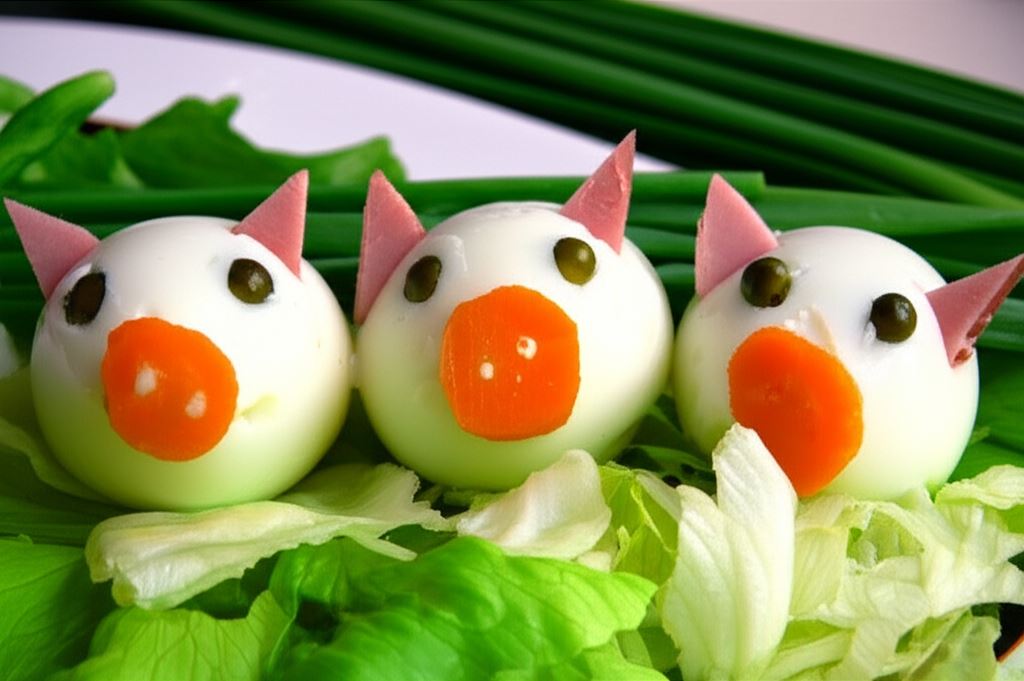 Jajeczne świnki na lodowym wypasie