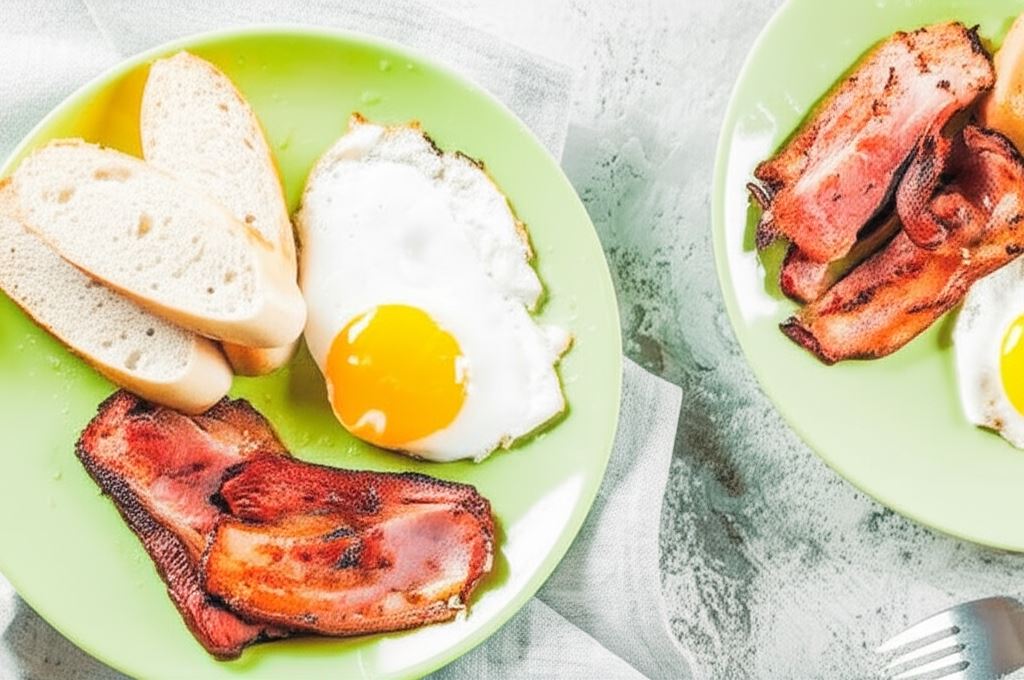 Jajka na bekonie